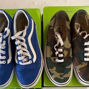 Unisex Vans Size men 4 1/2 women's size 6